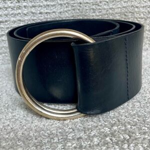The Limited Black Belt with Silver Buckle